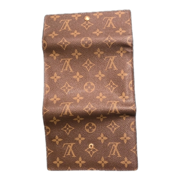 LOUIS VUITTON LV Monogram Canvas Leather Continental Clutch Wallet ( EUC) - Picture 4 of 17